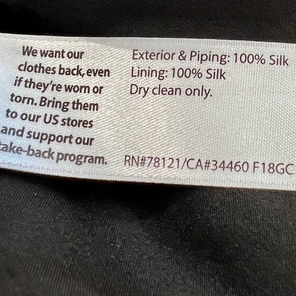 NEW Eileen Fisher Silk Georgette Crepe Long Piped Trim Blazer/Jacket Size:PP/PPT - Picture 6 of 13